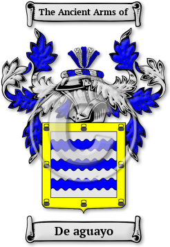 De aguayo Family Crest Download (JPG) Legacy Series - 600 DPI